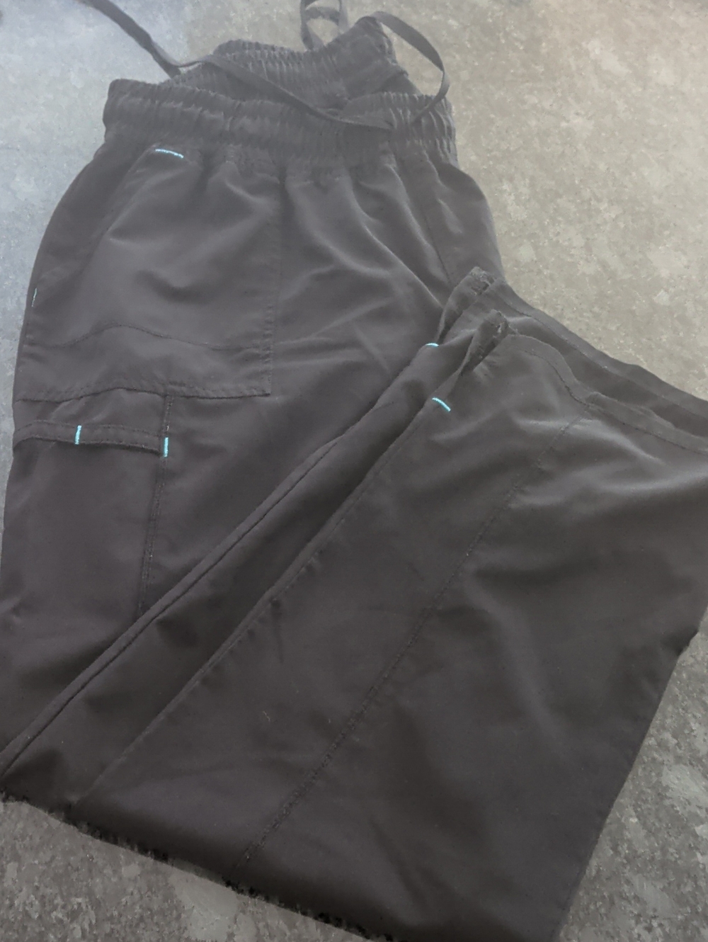Scrubstar Black Cargo Scrub Pants